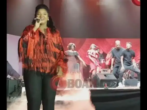 Video: Omotola Jalade Suprised Everyone As She Sings & Danced To Her Song At Her 40th Birthday